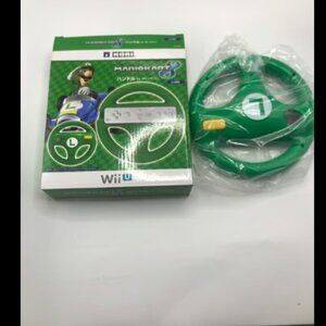 Official Nintendo Wii U Mario Kart 8 Steering Wheel Red Mario WII Wheel NEW